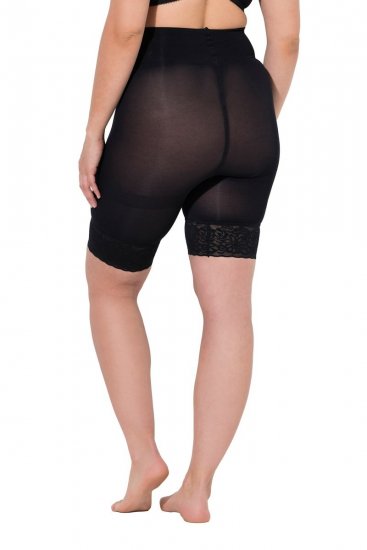 Ulla Popken 845319 Anti-Scheuer-Radler mit Spitze Schwarz - Anti-Scheuer-Radler - 