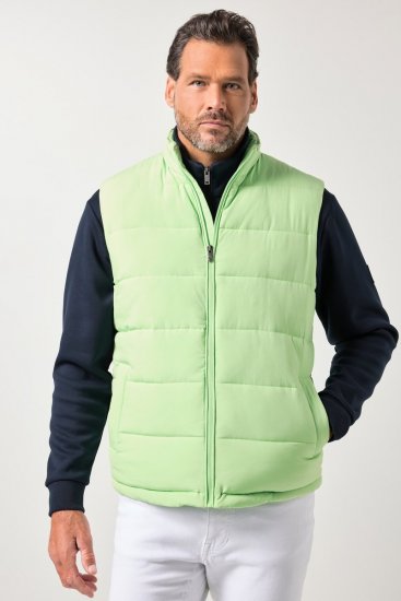 JP1880 845455 Gesteppte Stretch Weste Pistaziengrün - Herren jacken - Herren Jacken in großen Größen