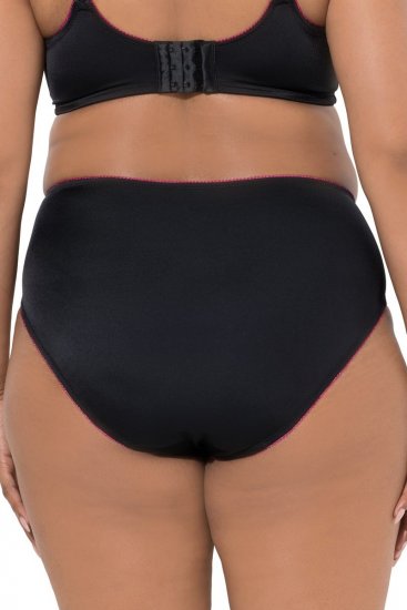 Ulla Popken 845885 Geblümte Slips mit Spitze Rosa - Slips - 