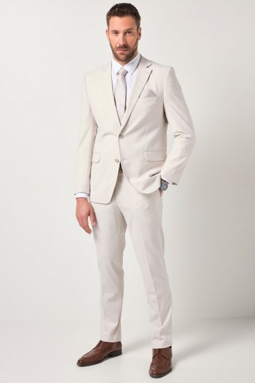 JP1880 Furore Flexnamic Sakko Cremeweiß - Herrenanzüge und -blazer - Herrenanzüge und -blazer in großen Größen