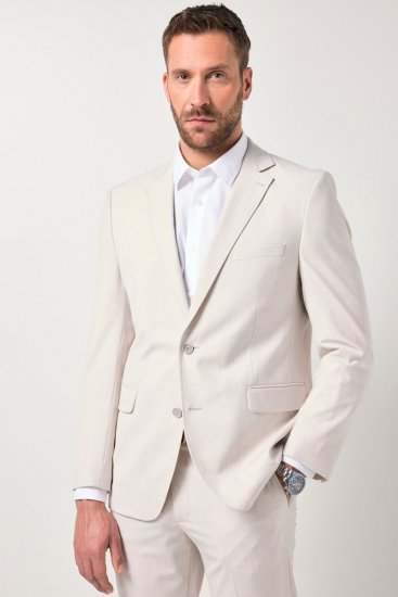 JP1880 Furore Flexnamic Sakko Cremeweiß - Herrenanzüge und -blazer - Herrenanzüge und -blazer in großen Größen