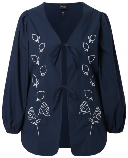 Ulla Popken 846197 Jacke Dunkelblau - Jacken - Große Jacken für Damen