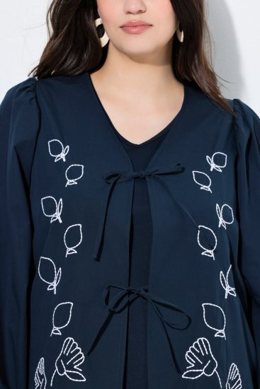 Ulla Popken 846197 Jacke Dunkelblau - Jacken - Große Jacken für Damen