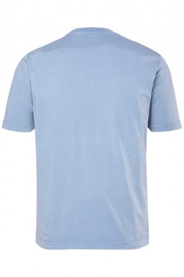 JP1880 846221 Rolling Stones Tongue T-Shirt Hellblau - Band-T-shirts - Band T-Shirts für große Größen