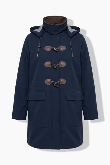 Ulla Popken 846278 Softshellmantel Dunkelblau - Mäntel - Große Größen: Mäntel für Damen