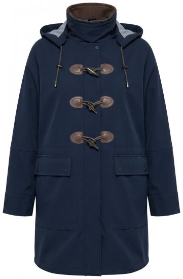 Ulla Popken 846278 Softshellmantel Dunkelblau - Mäntel - Große Größen: Mäntel für Damen