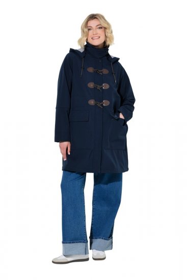 Ulla Popken 846278 Softshellmantel Dunkelblau - Mäntel - Große Größen: Mäntel für Damen