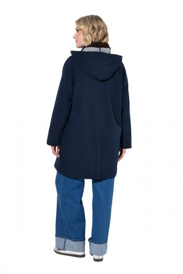 Ulla Popken 846278 Softshellmantel Dunkelblau - Mäntel - Große Größen: Mäntel für Damen