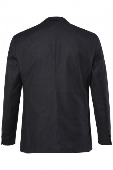 JP1880 Korsika Sakko in Leinenoptik Schwarz - Herrenanzüge und -blazer - Herrenanzüge und -blazer in großen Größen