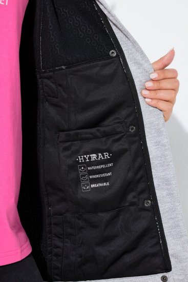 Ulla Popken 846744 Softshelljacke Grau meliert - Jacken - Große Jacken für Damen