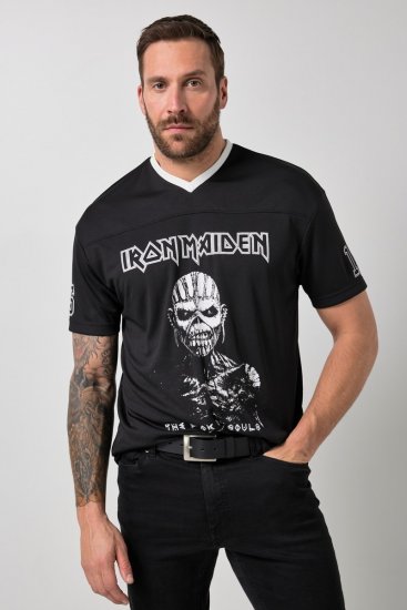 JP1880 Iron Maiden The Book of Souls T-Shirt Black - Band-T-shirts - Band T-Shirts für große Größen