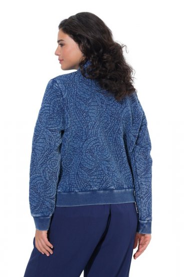 Ulla Popken 847035 Steppjacke Denimblau - Jacken - Große Jacken für Damen