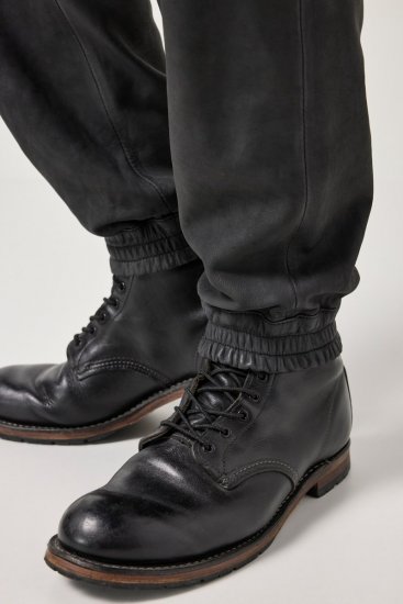 JP1880 847064 Cargohose aus Lammnappaleder Schwarz - Lederhosen für Herren in großen Größen - Lederhosen in großen Größen