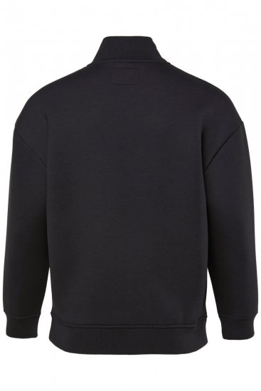 STHUGE 847083 Varsity-Jacke aus Scuba-Stoff Schwarz - Herren jacken - Herren Jacken in großen Größen