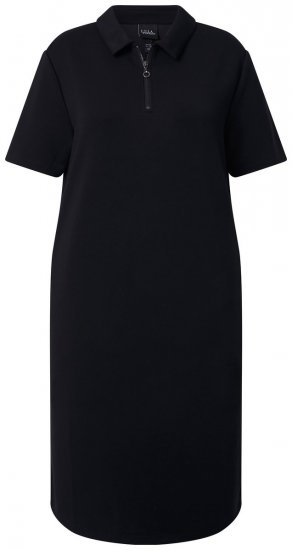 Ulla Popken 848105 Sweatkleid Schwarz - Kleider - Kleider für jede Größe