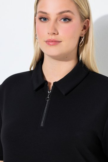 Ulla Popken 848105 Sweatkleid Schwarz - Kleider - Kleider für jede Größe