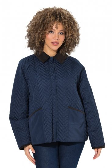 Ulla Popken 849111 Steppjacke Dunkelblau - Jacken - Große Jacken für Damen