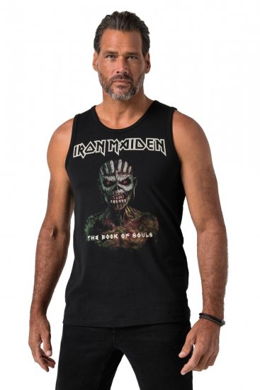 JP1880 849285 Iron Maiden The Book of Souls Tanktop Schwarz - Band-T-shirts - Band T-Shirts für große Größen