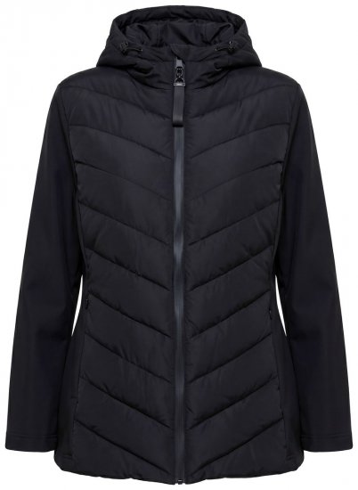 Ulla Popken 849472 Steppjacke Schwarz - Jacken - Große Jacken für Damen