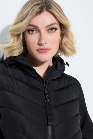 Ulla Popken 849472 Steppjacke Schwarz - Jacken - Große Jacken für Damen