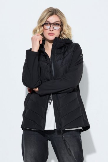 Ulla Popken 849472 Steppjacke Schwarz - Jacken - Große Jacken für Damen