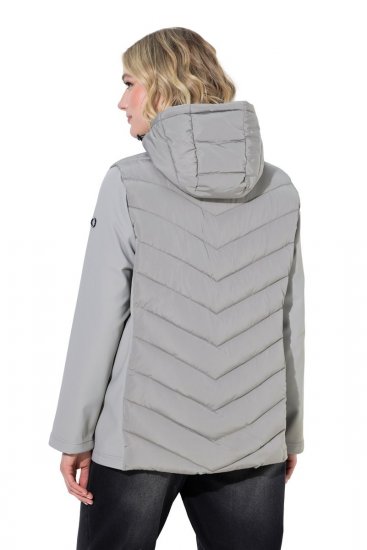 Ulla Popken 849472 Steppjacke Grau - Jacken - Große Jacken für Damen