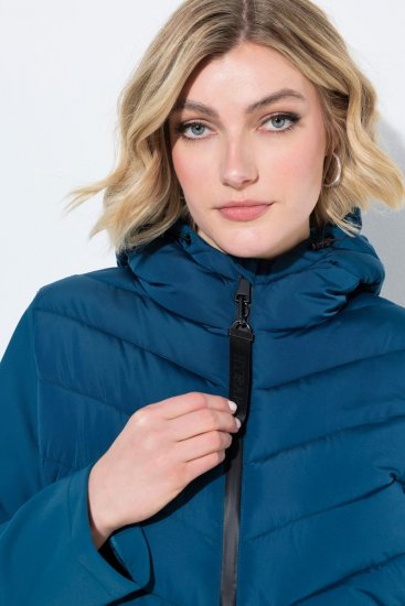 Ulla Popken 849472 Steppjacke Petrol - Jacken - Große Jacken für Damen