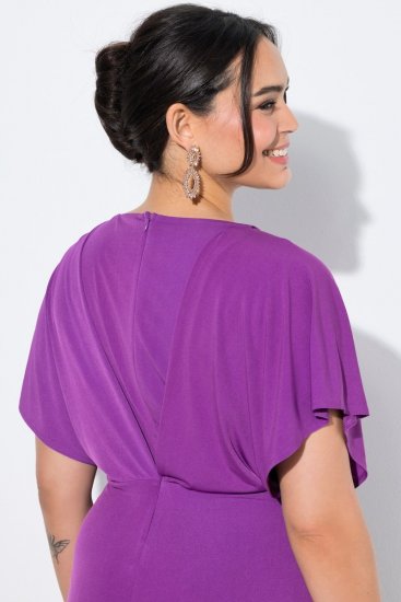 Ulla Popken 849533 Abendkleid Beerenrot - Abendkleider - Abendkleider für Damen in großen Größen