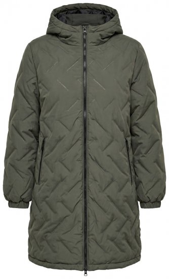 Ulla Popken 849552 Steppmantel Oliv - Mäntel - Große Größen: Mäntel für Damen