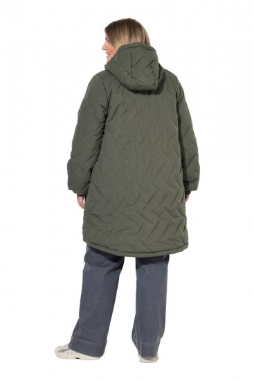 Ulla Popken 849552 Steppmantel Oliv - Mäntel - Große Größen: Mäntel für Damen