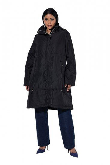 Ulla Popken 849908 Regenjacke Dunkelblau - Jacken - Große Jacken für Damen