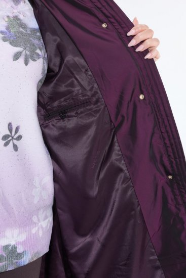 Ulla Popken 849908 Regenjacke Weinrot - Jacken - Große Jacken für Damen