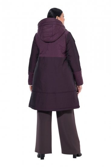 Ulla Popken 849908 Regenjacke Weinrot - Jacken - Große Jacken für Damen