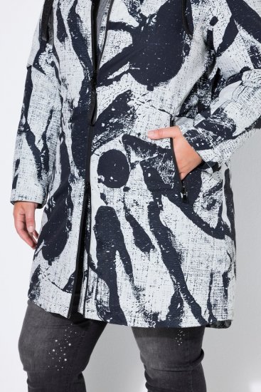 Ulla Popken 849984 Funktionsmantel Grau - Mäntel - Große Größen: Mäntel für Damen