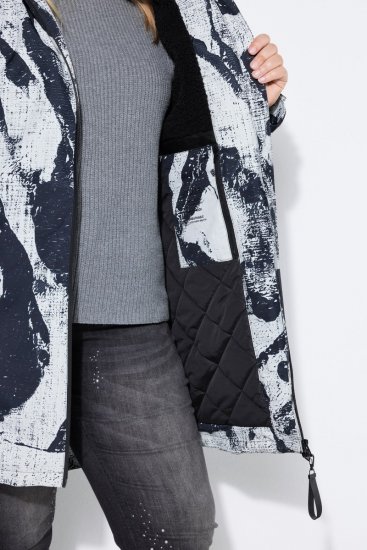 Ulla Popken 849984 Funktionsmantel Grau - Mäntel - Große Größen: Mäntel für Damen