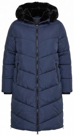 Ulla Popken 850041 Steppmantel Dunkelblau - Mäntel - Große Größen: Mäntel für Damen