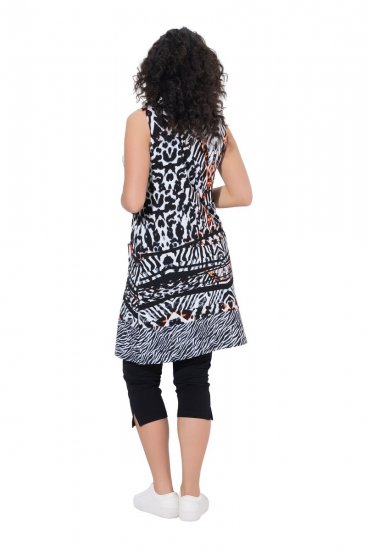 Ulla Popken 850175 Ärmelloses Jerseykleid mit Taschen Schwarz - Sommerkleider - Große Größen: Leichte Sommerkleider