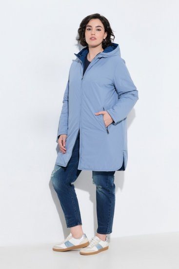Ulla Popken 850361 Funktionsjacke Denimblau - Jacken - Große Jacken für Damen