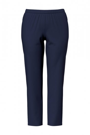 Ulla Popken 850403 Pyjama mit Blumenmuster Dunkelblau - Pyjama/Loungewear - 