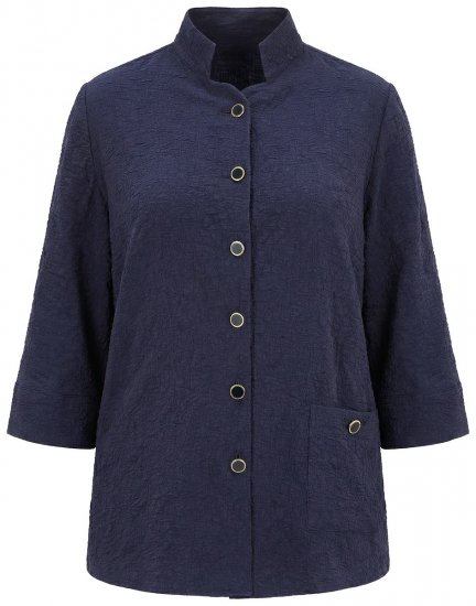 Ulla Popken 850615 Jacke Dunkelblau - Jacken - Große Jacken für Damen