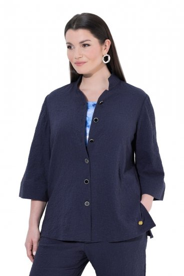 Ulla Popken 850615 Jacke Dunkelblau - Jacken - Große Jacken für Damen