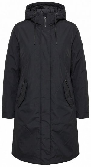 Ulla Popken 850774 Funktionsmantel Schwarz - Mäntel - Große Größen: Mäntel für Damen