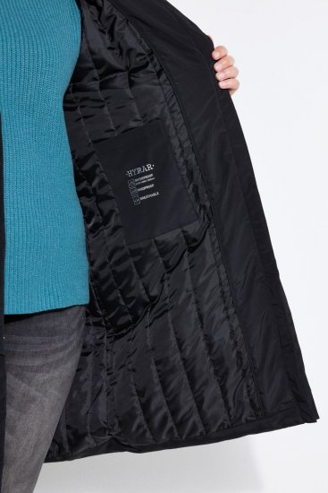 Ulla Popken 850774 Funktionsmantel Schwarz - Mäntel - Große Größen: Mäntel für Damen