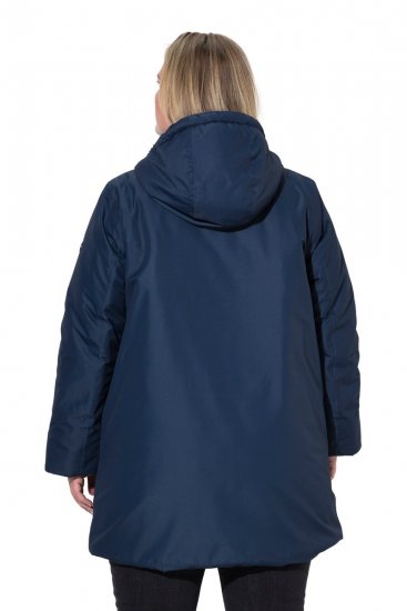 Ulla Popken 850794 Funktionsmantel Dunkelblau - Mäntel - Große Größen: Mäntel für Damen