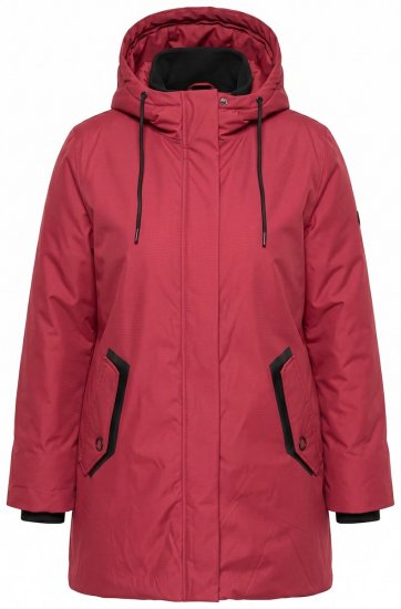 Ulla Popken 850794 Funktionsmantel Rot - Mäntel - Große Größen: Mäntel für Damen