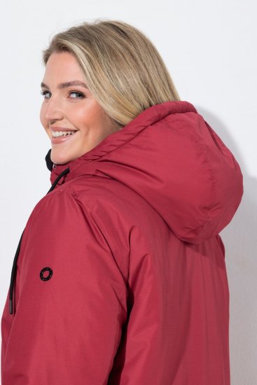 Ulla Popken 850794 Funktionsmantel Rot - Mäntel - Große Größen: Mäntel für Damen