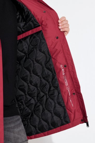 Ulla Popken 850794 Funktionsmantel Rot - Mäntel - Große Größen: Mäntel für Damen