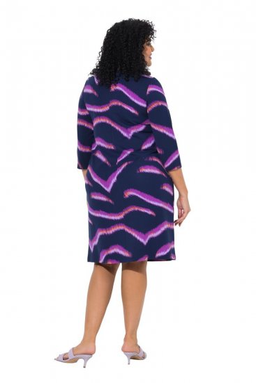 Ulla Popken 850920 Jerseykleid Dunkelblau - Kleider - Kleider für jede Größe