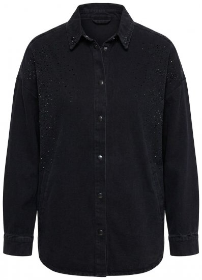 Ulla Popken 851036 Jeansjacke Anthrazit - Jacken - Große Jacken für Damen