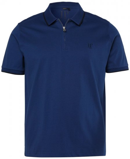 JP1880 851048 Poloshirt mit Reißverschluss Nachtblau TALL - TALL poloshirts - TALL Poloshirts mit Extralänge